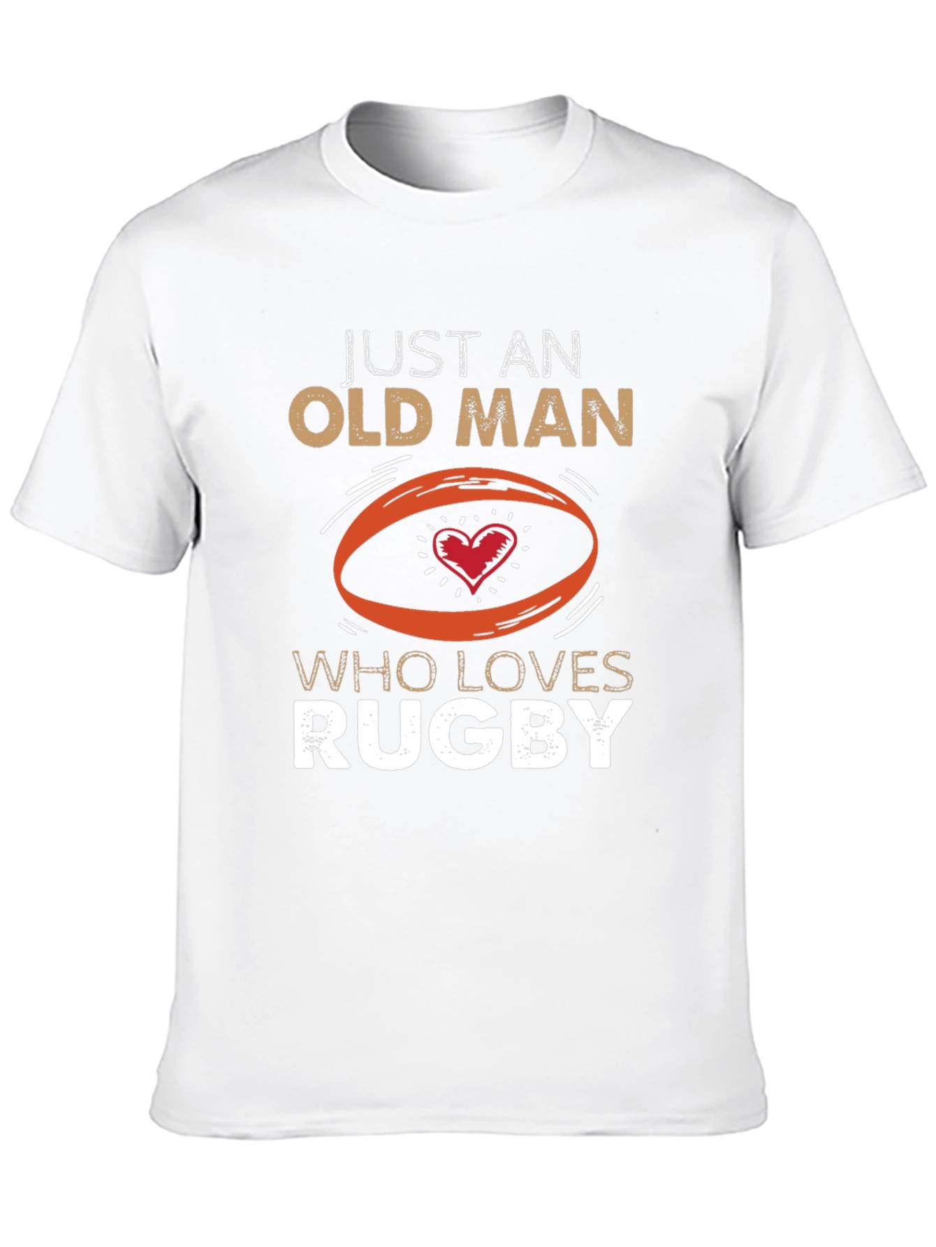 Just An Old Man Who Loves Rugby T-Shirt