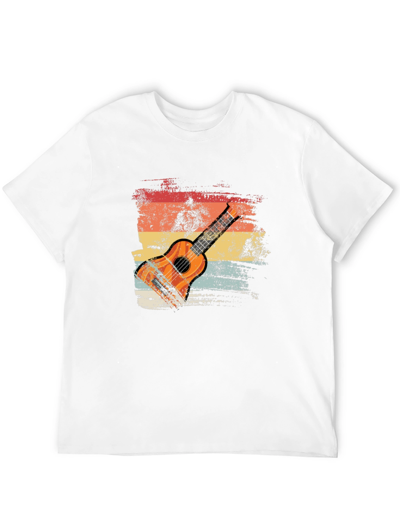Retro Guitar Graphic T-Shirt
