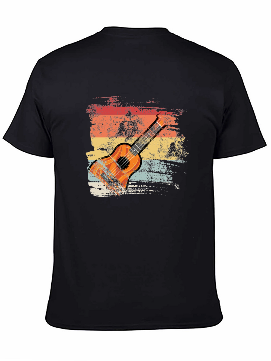 Retro Guitar Graphic T-Shirt