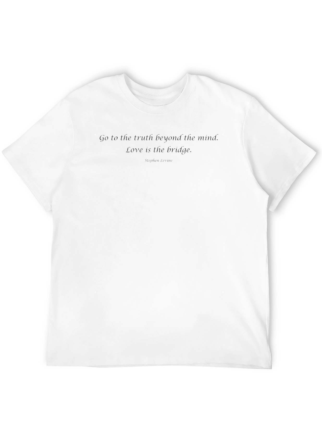 Inspirational Quote T-Shirt - Love is the Bridge