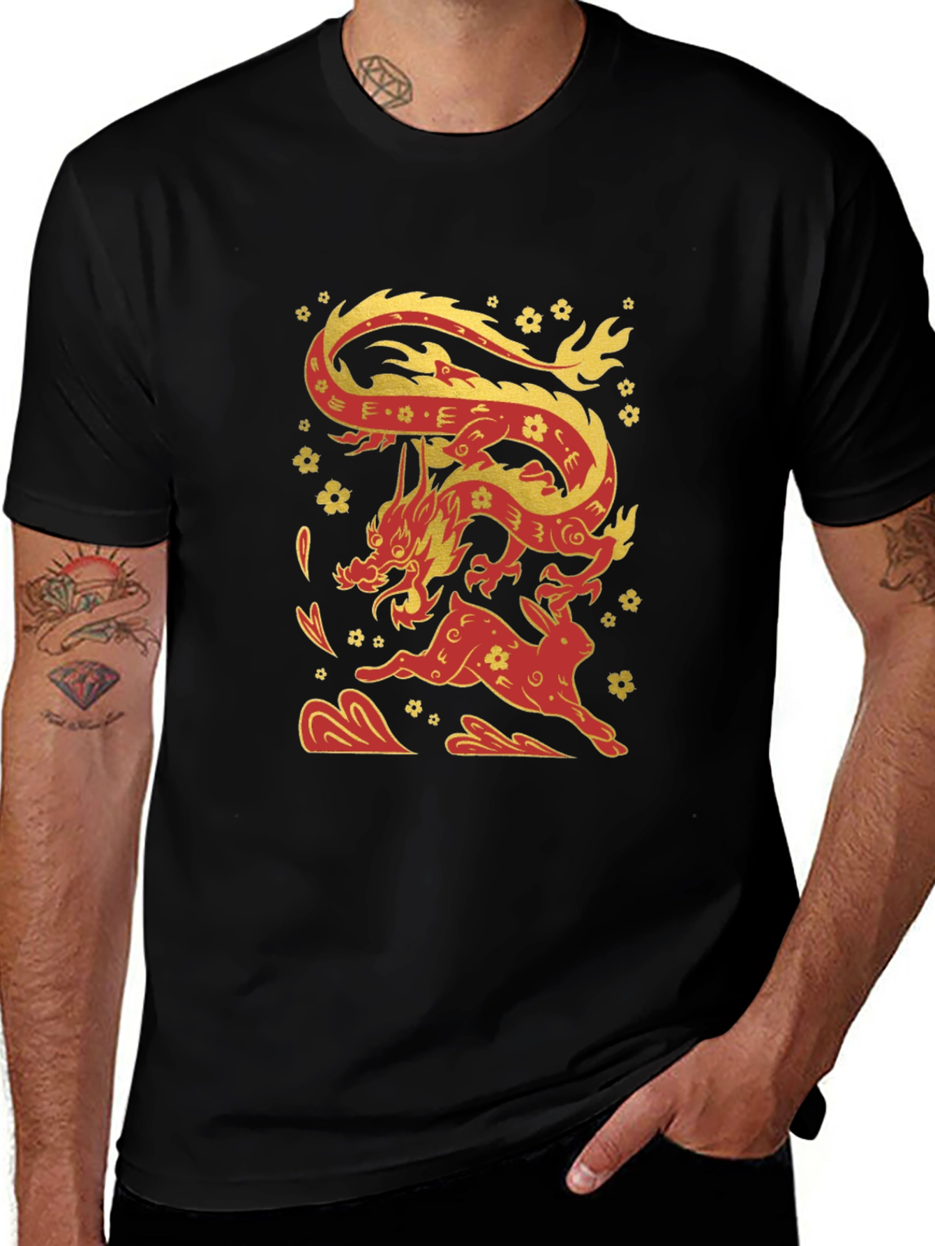 Dragon and Rabbit Year Tee