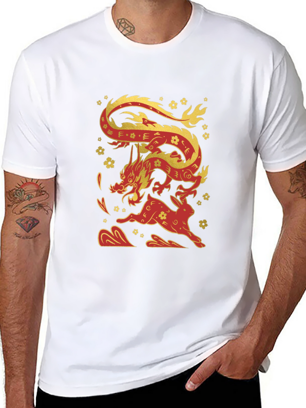 Dragon and Rabbit Year Tee