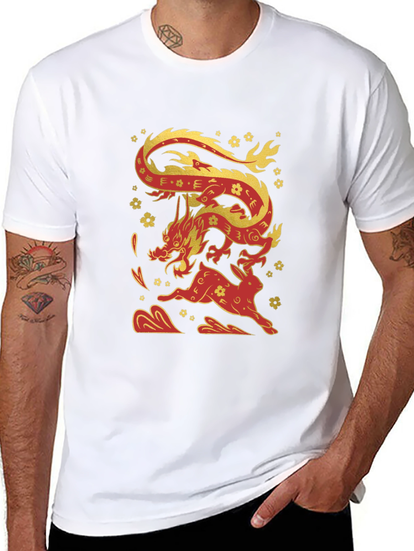 Dragon and Rabbit Year Tee