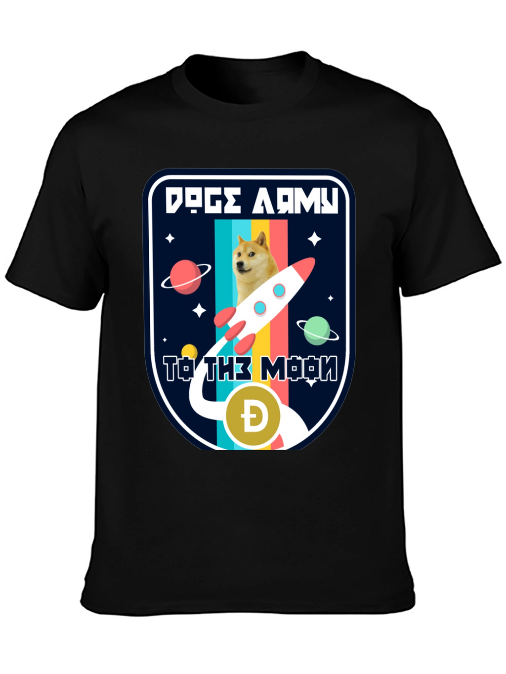Doge Army To The Moon T-Shirt