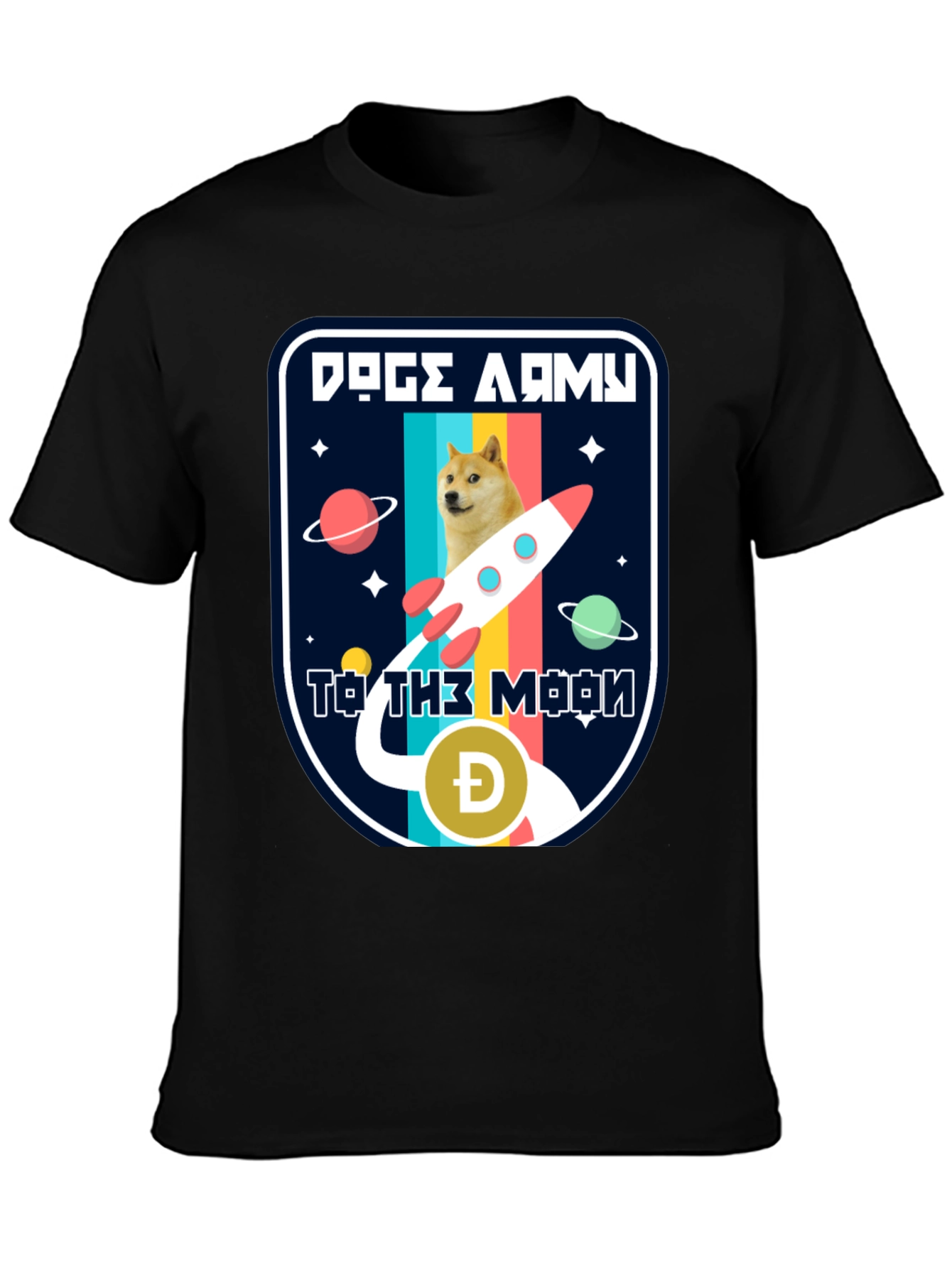 Doge Army To The Moon T-Shirt