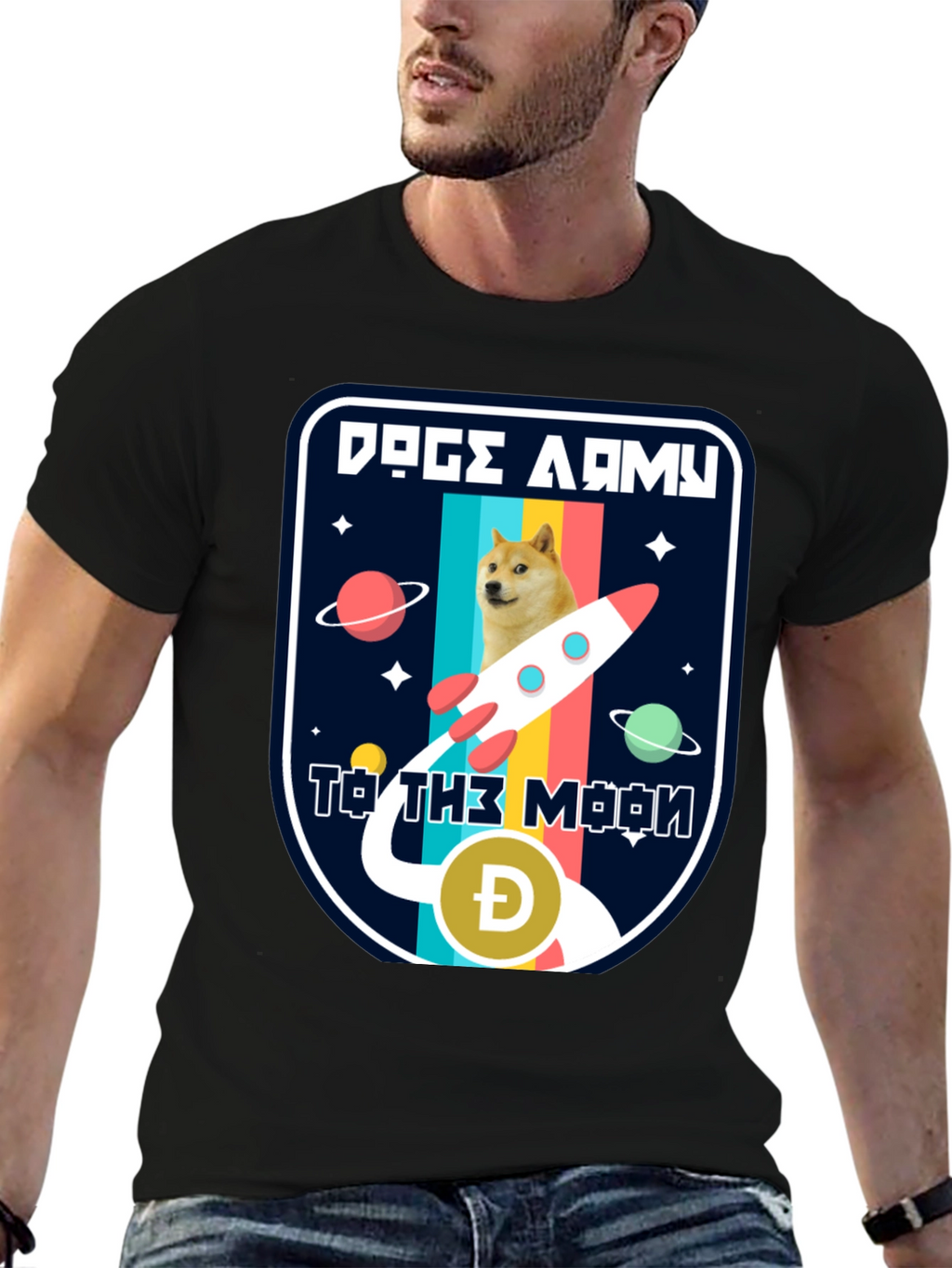 Doge Army To The Moon T-Shirt