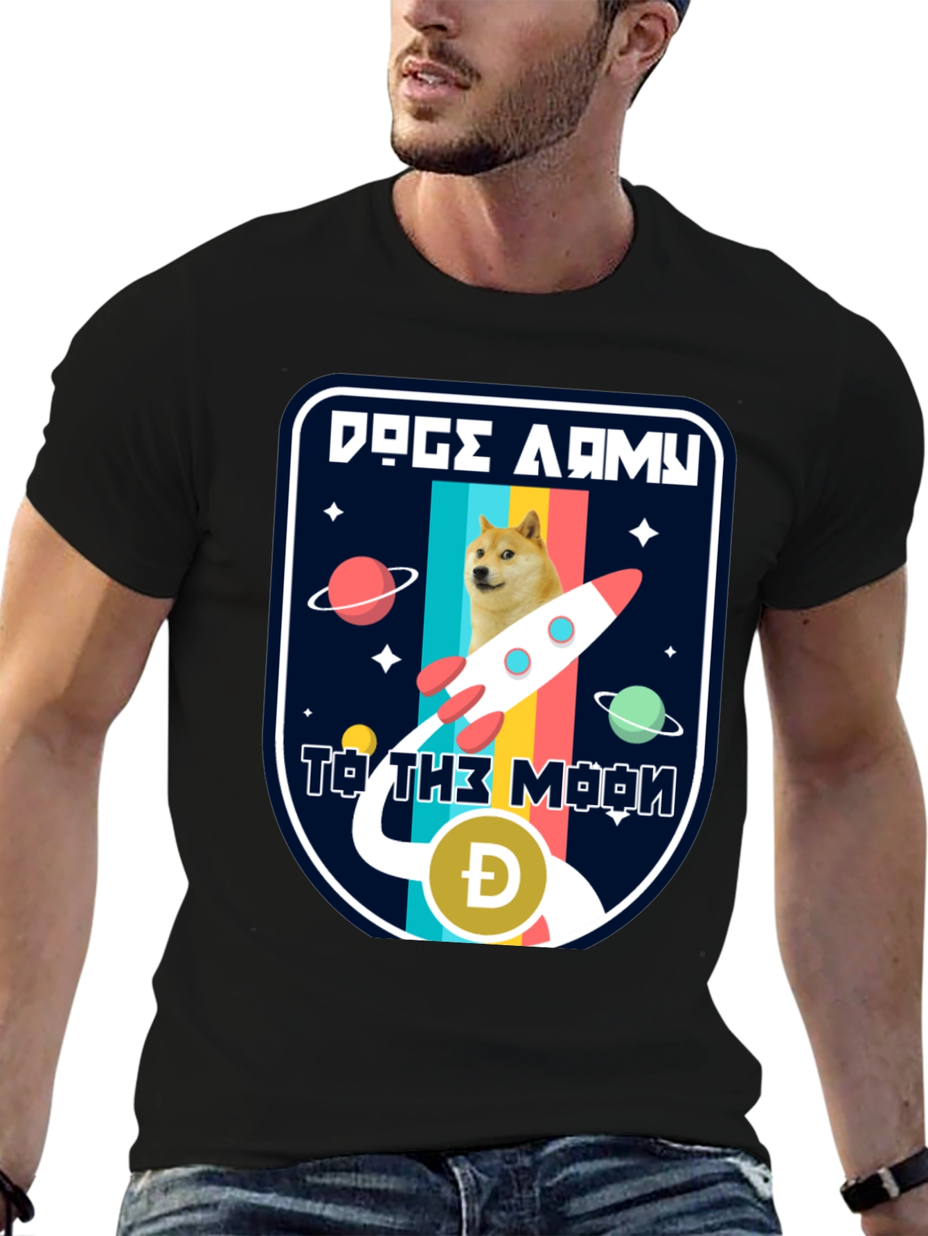 Doge Army To The Moon T-Shirt