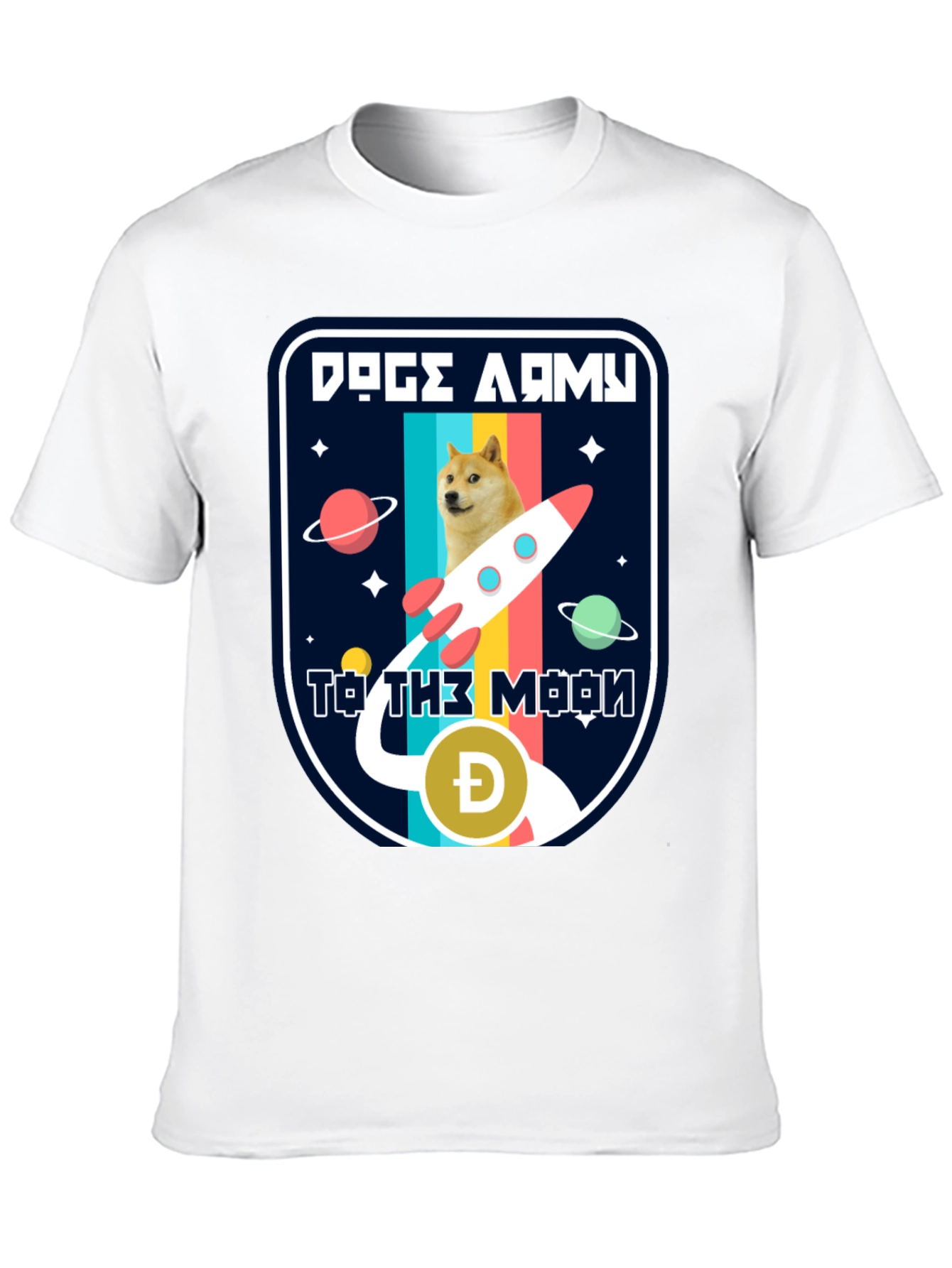 Doge Army To The Moon T-Shirt