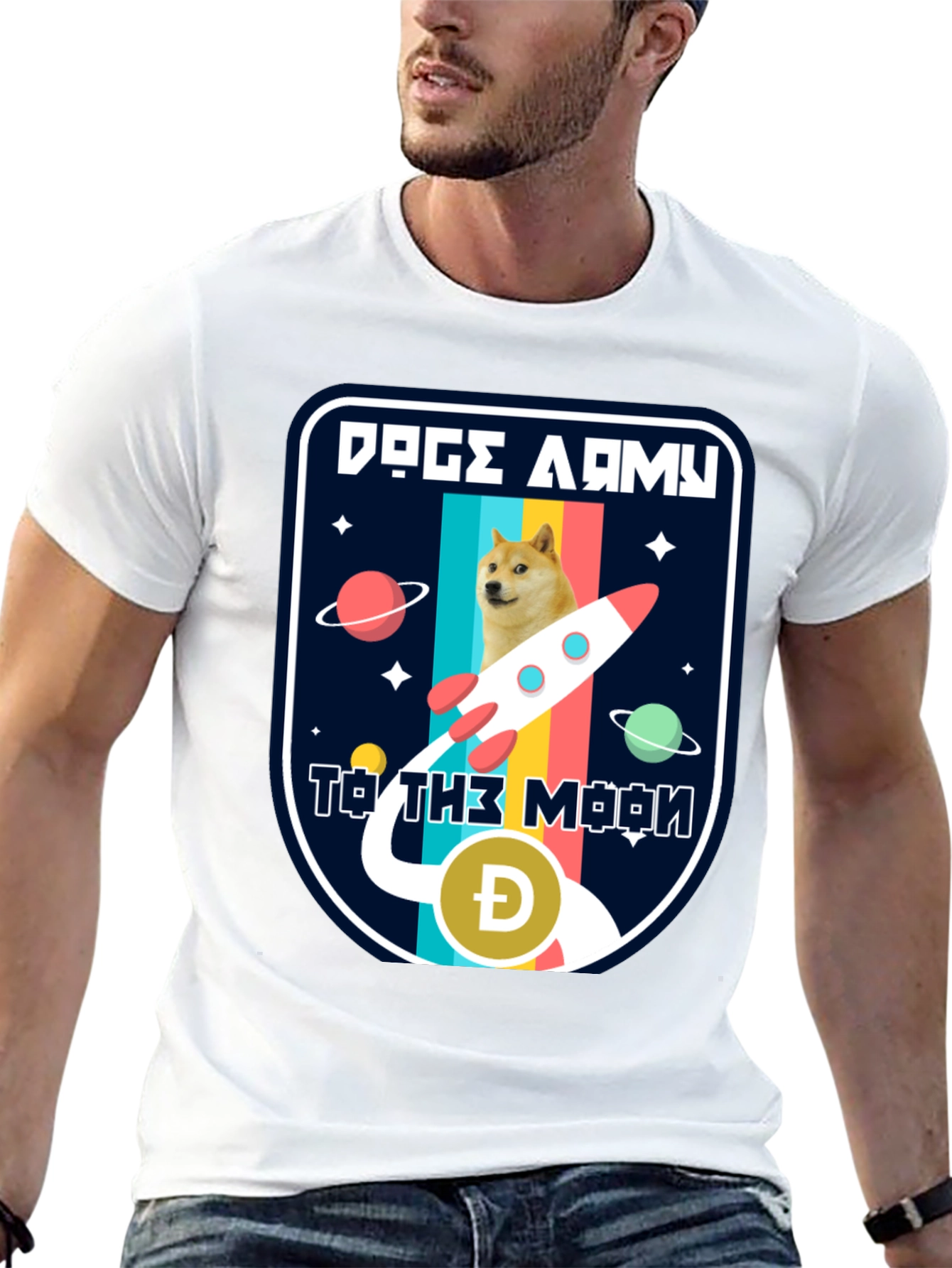 Doge Army To The Moon T-Shirt