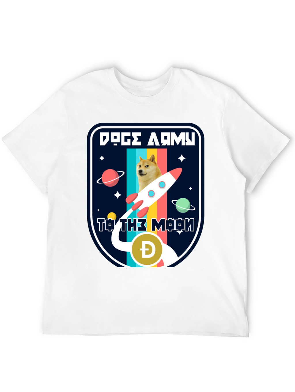 Doge Army To The Moon T-Shirt