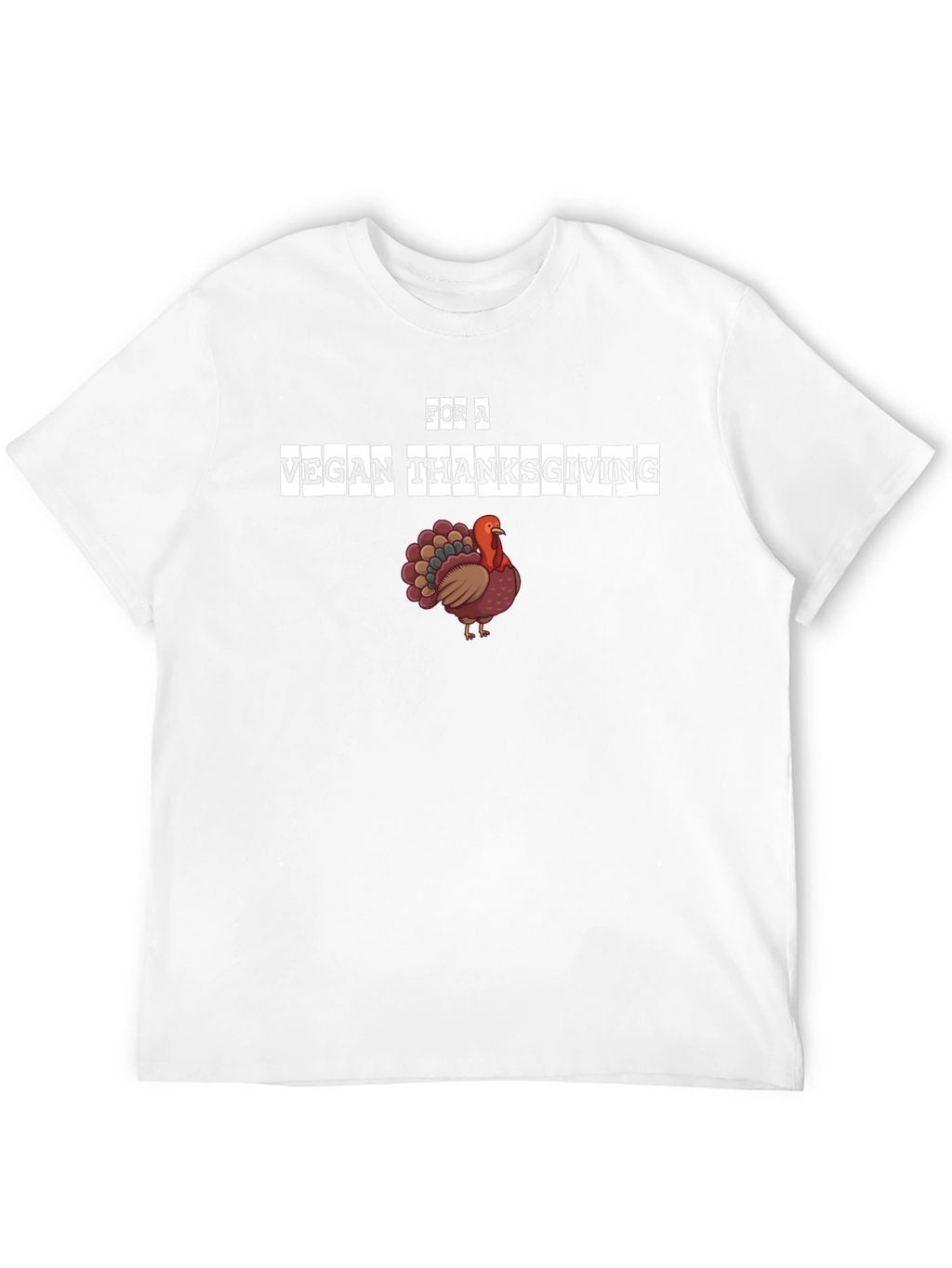 Vegan Thanksgiving T-Shirt - Turkey Graphic Tee