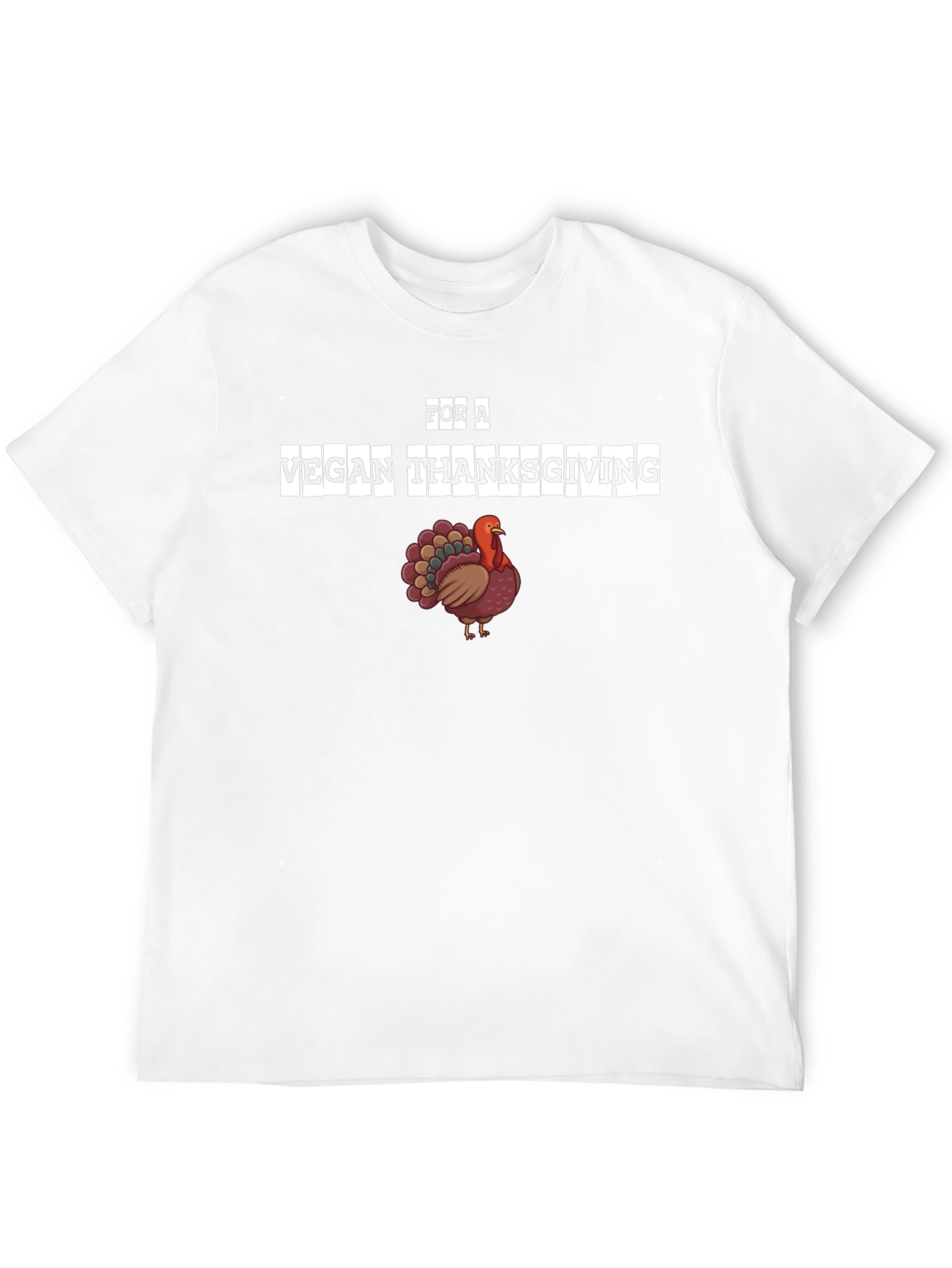 Vegan Thanksgiving T-Shirt - Turkey Graphic Tee