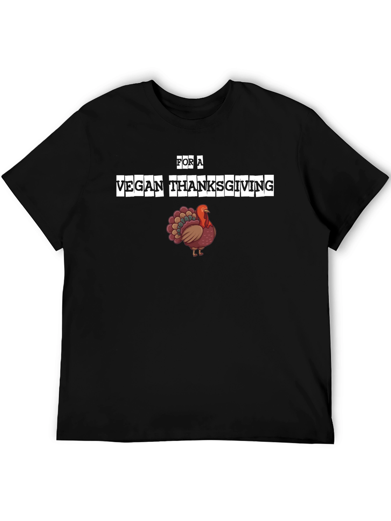 Vegan Thanksgiving T-Shirt - Turkey Graphic Tee