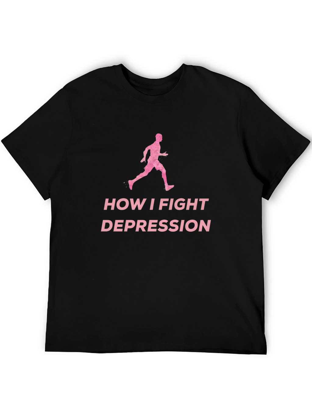 Fight Depression Running T-Shirt