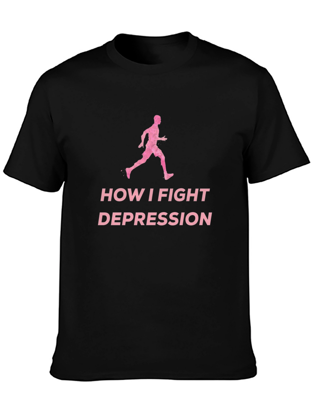 Fight Depression Running T-Shirt