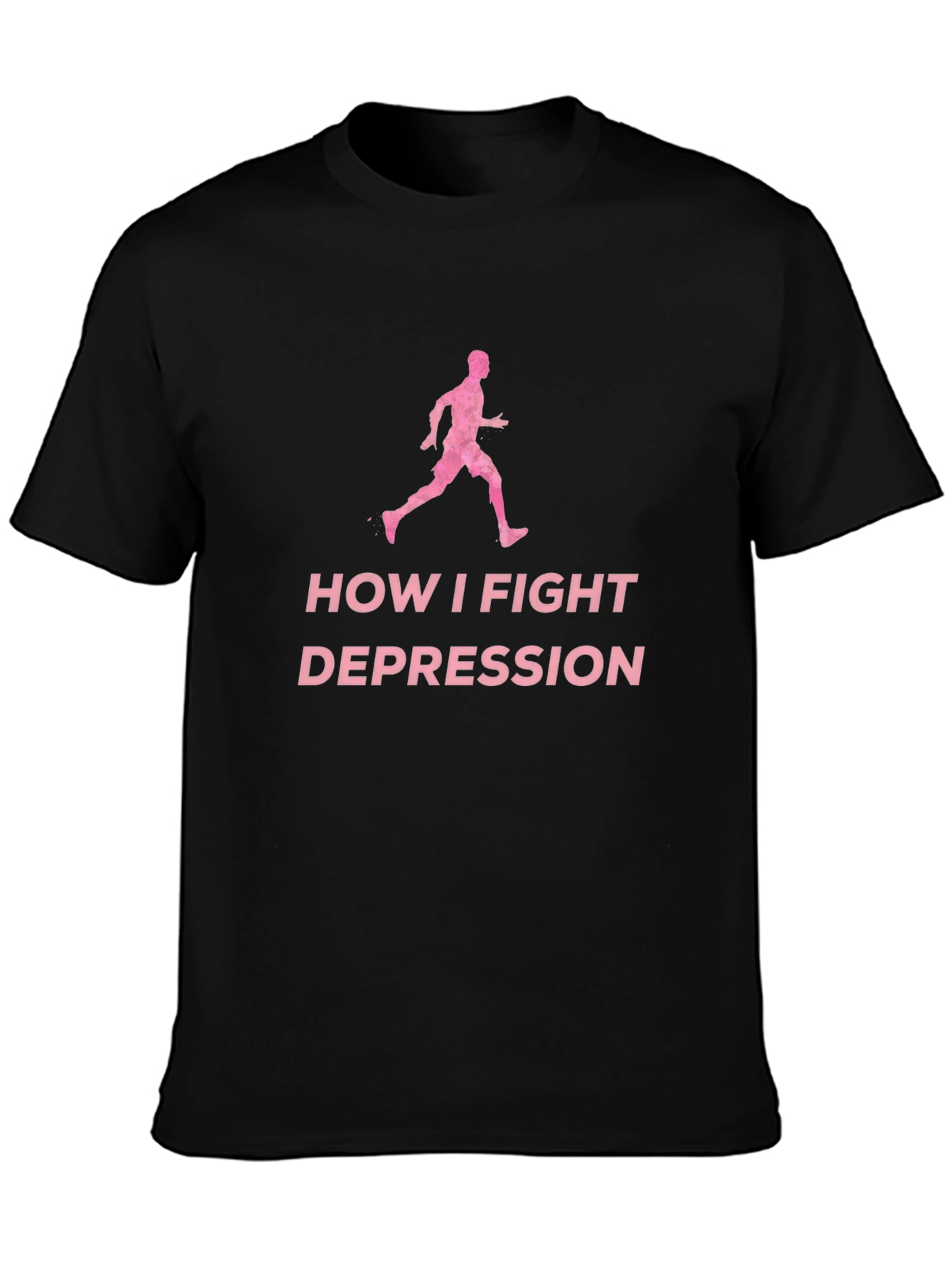 Fight Depression Running T-Shirt