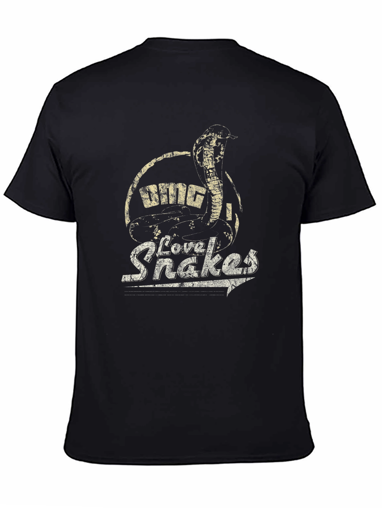 OMG I Love Snakes Mens Graphic Tee