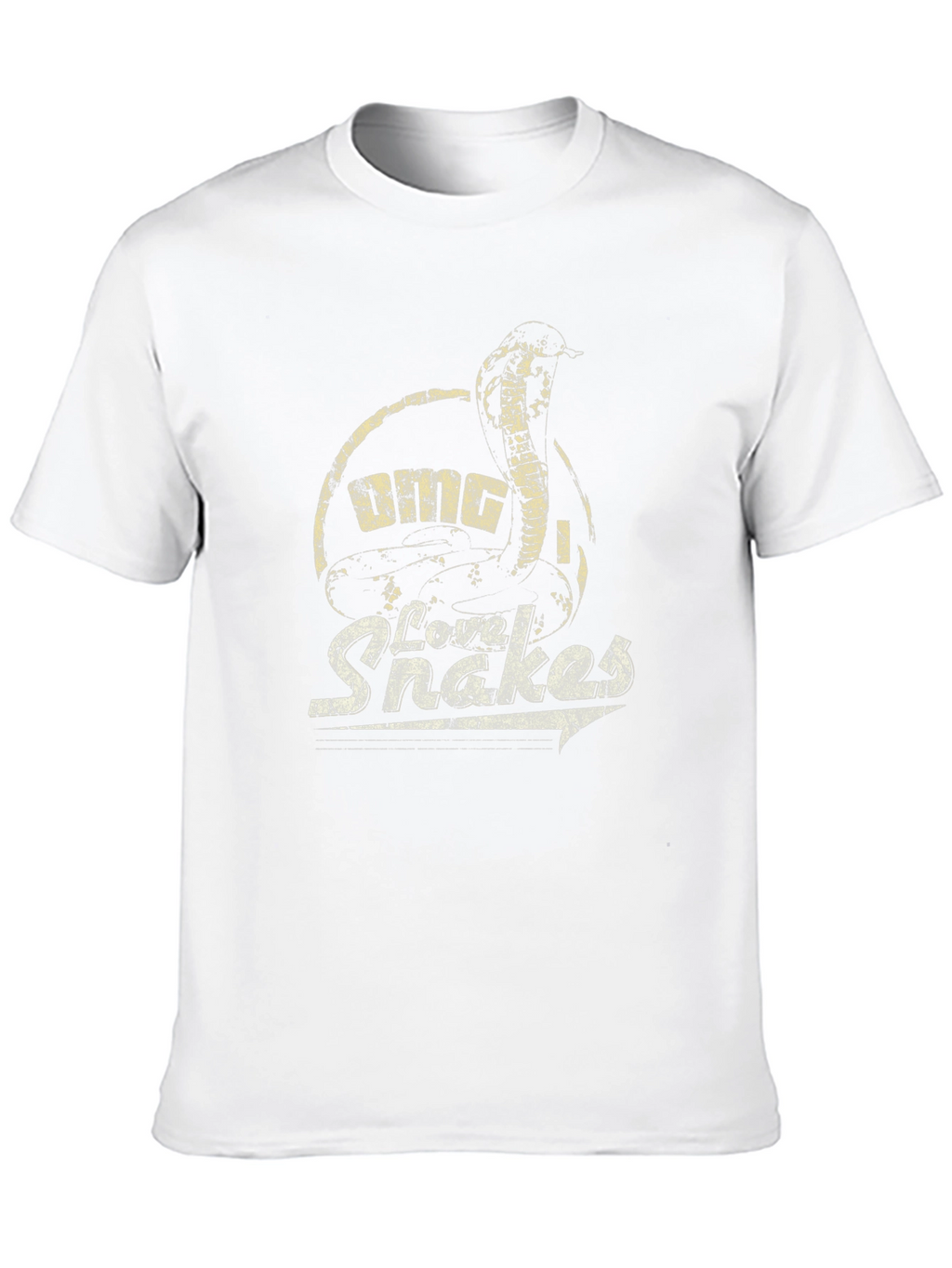 OMG I Love Snakes Mens Graphic Tee