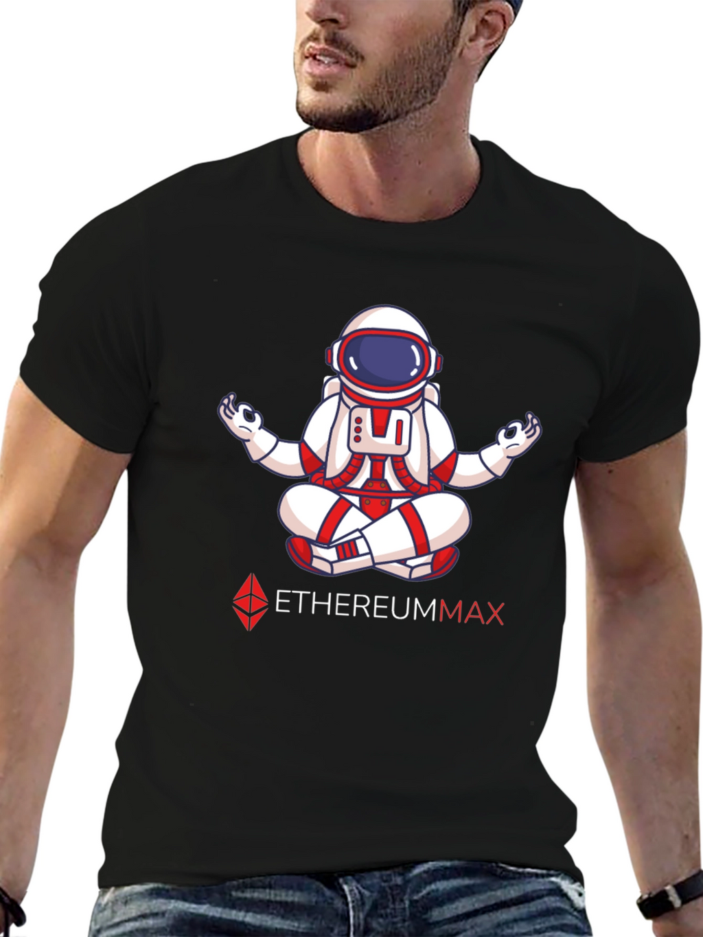 EthereumMAX Astronaut Graphic T-Shirt