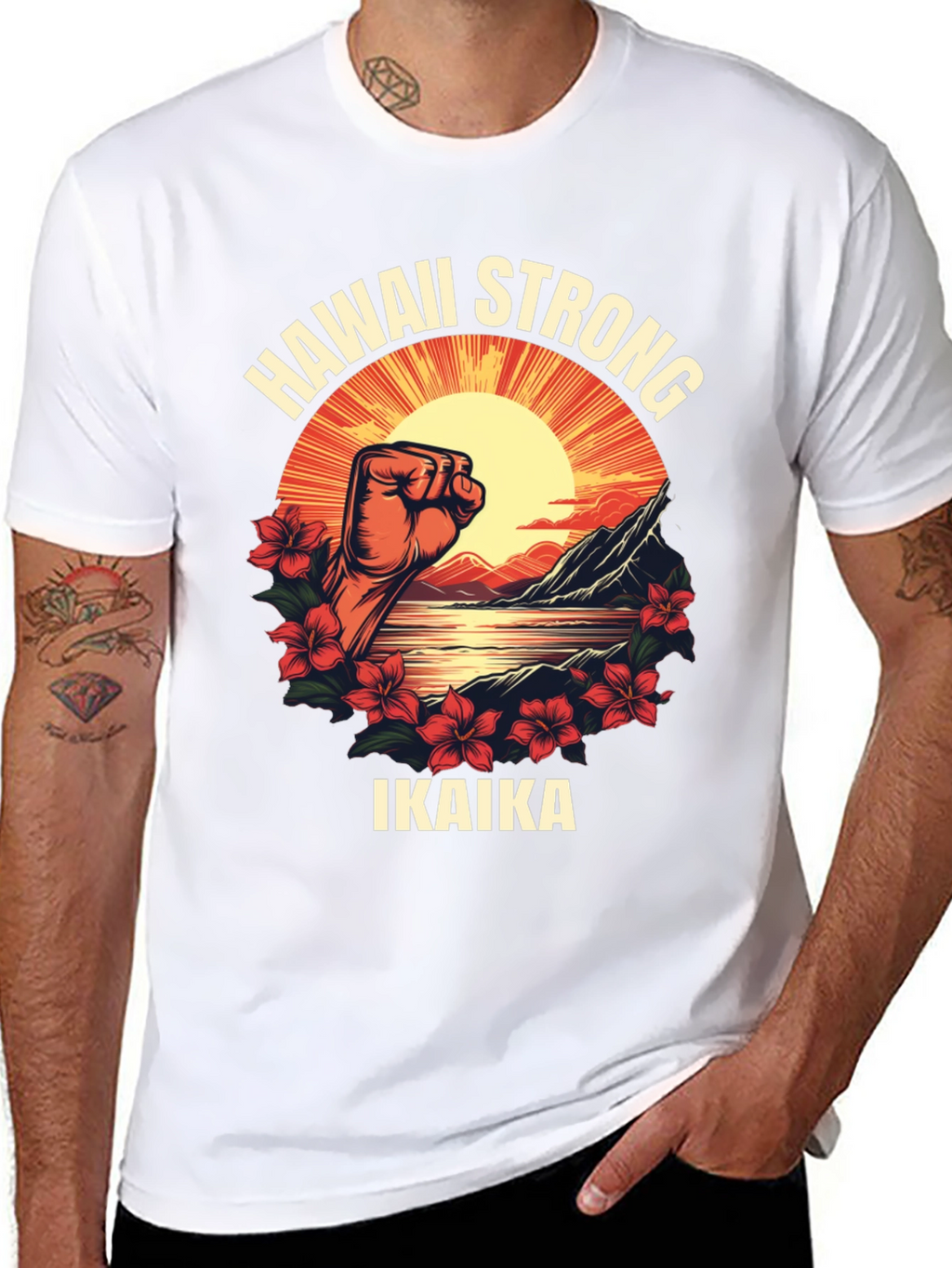 Hawaii Strong Graphic T-Shirt