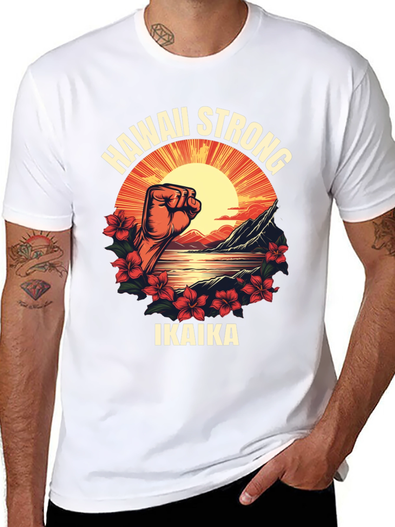 Hawaii Strong Graphic T-Shirt