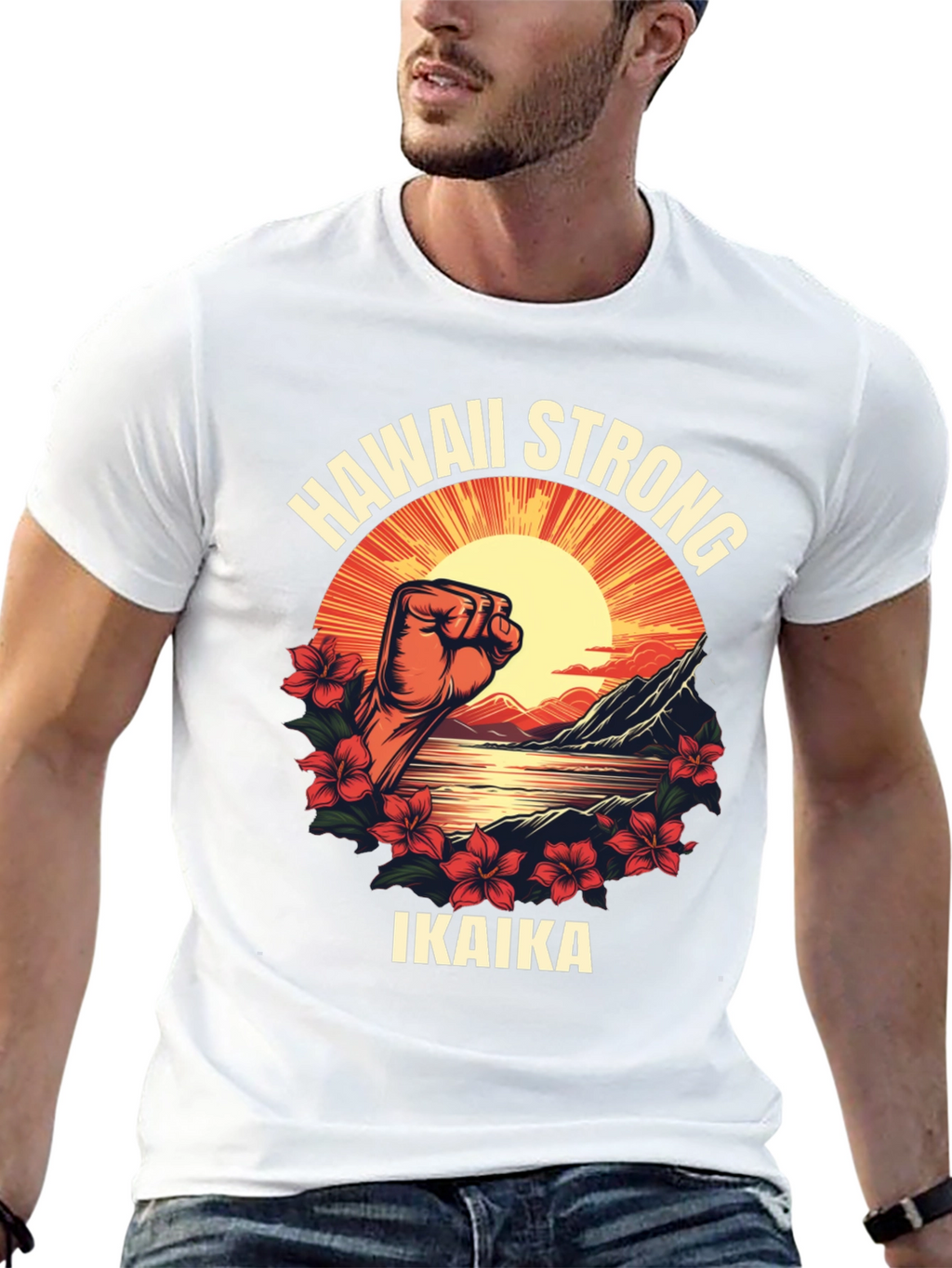 Hawaii Strong Graphic T-Shirt
