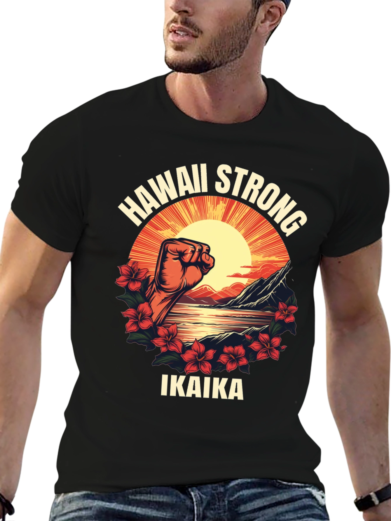 Hawaii Strong Graphic T-Shirt