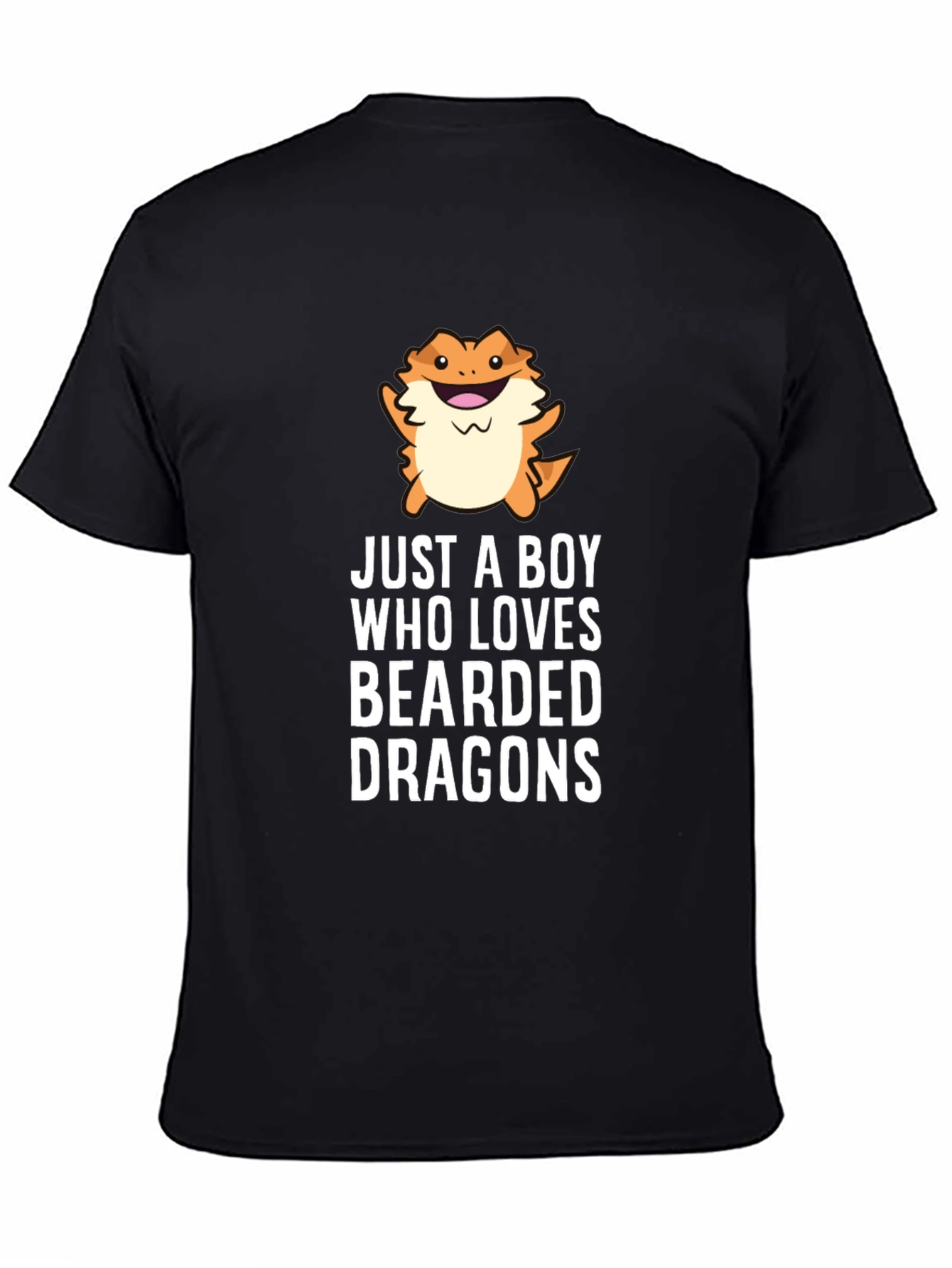Bearded Dragon Lover T-Shirt - Just A Boy Who Loves Bearded Dragons