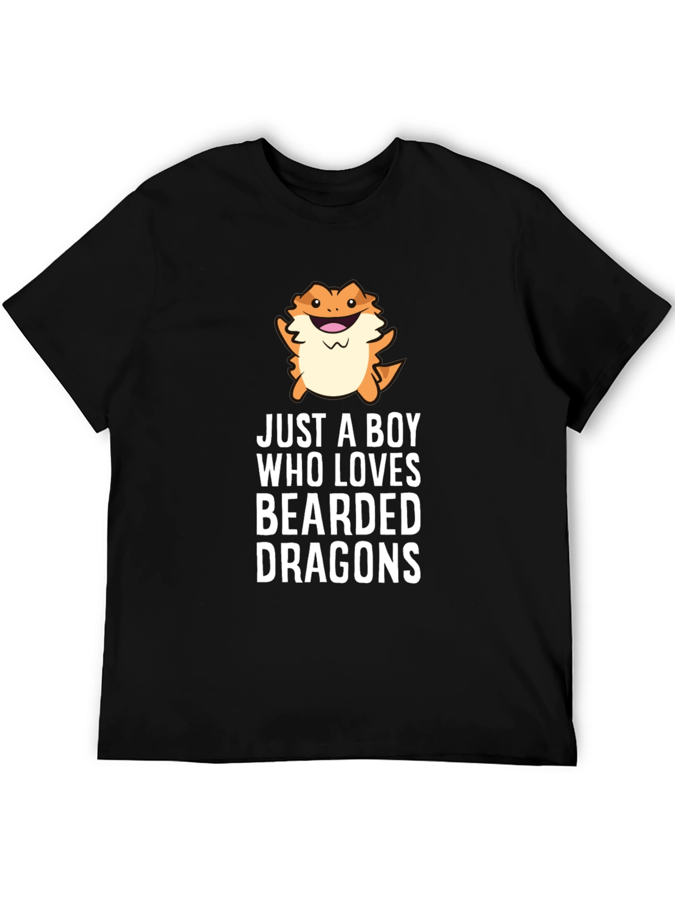 Bearded Dragon Lover T-Shirt - Just A Boy Who Loves Bearded Dragons