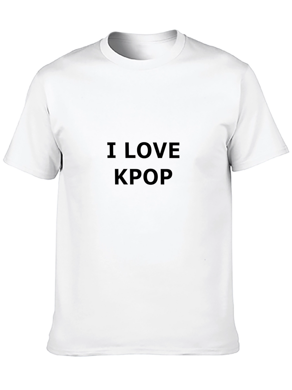 I Love KPOP Black T-Shirt