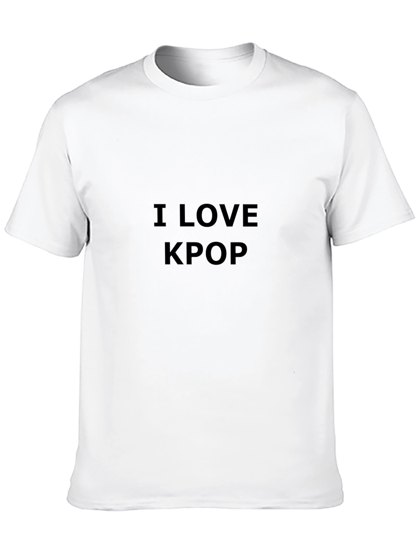 I Love KPOP Black T-Shirt