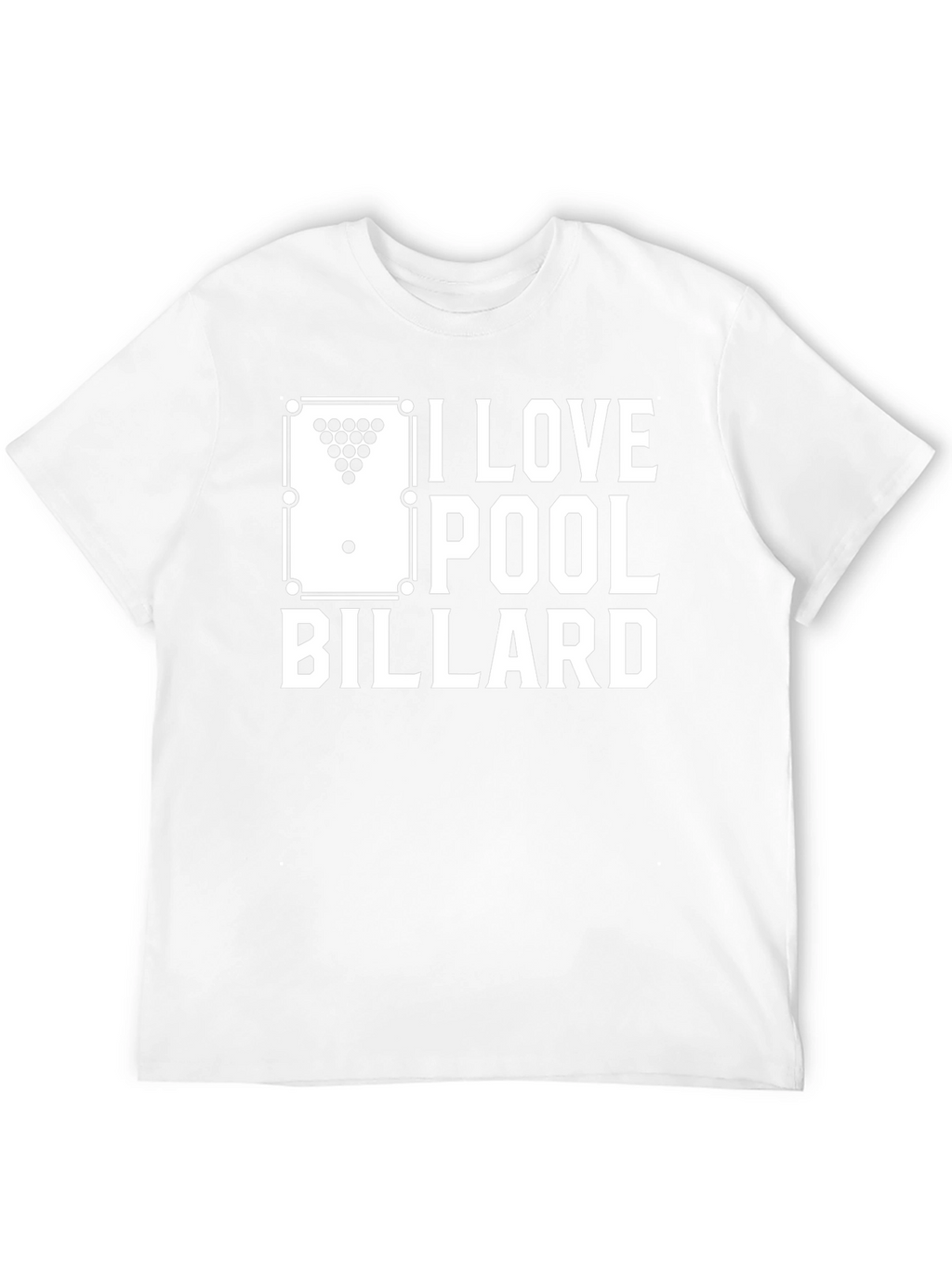 I Love Pool Billard Graphic T-Shirt
