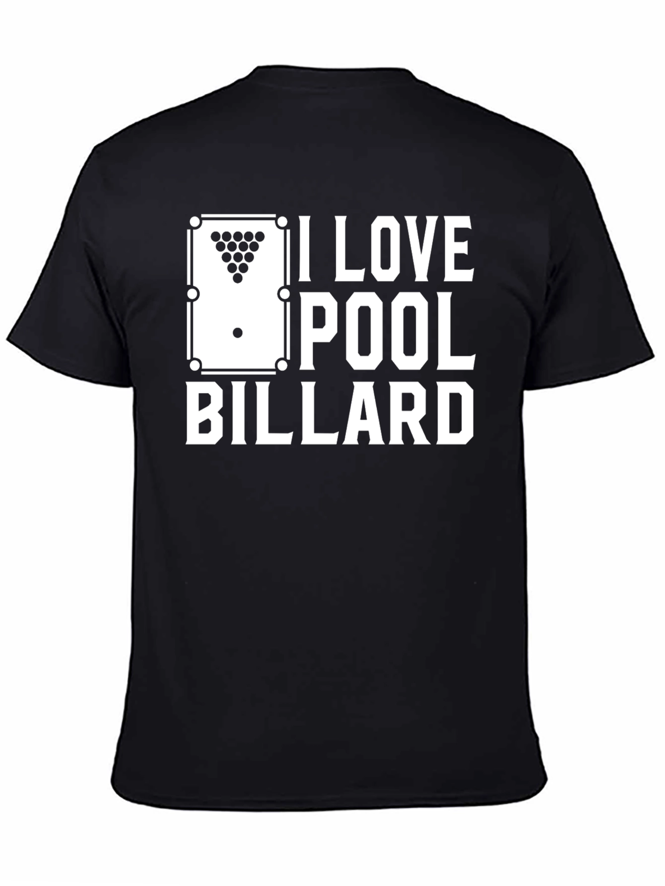 I Love Pool Billard Graphic T-Shirt