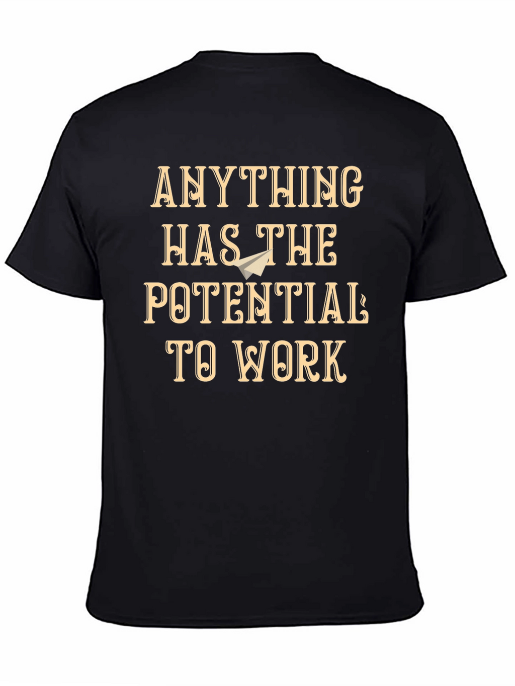 Potential to Work Graphic T-Shirt - Black