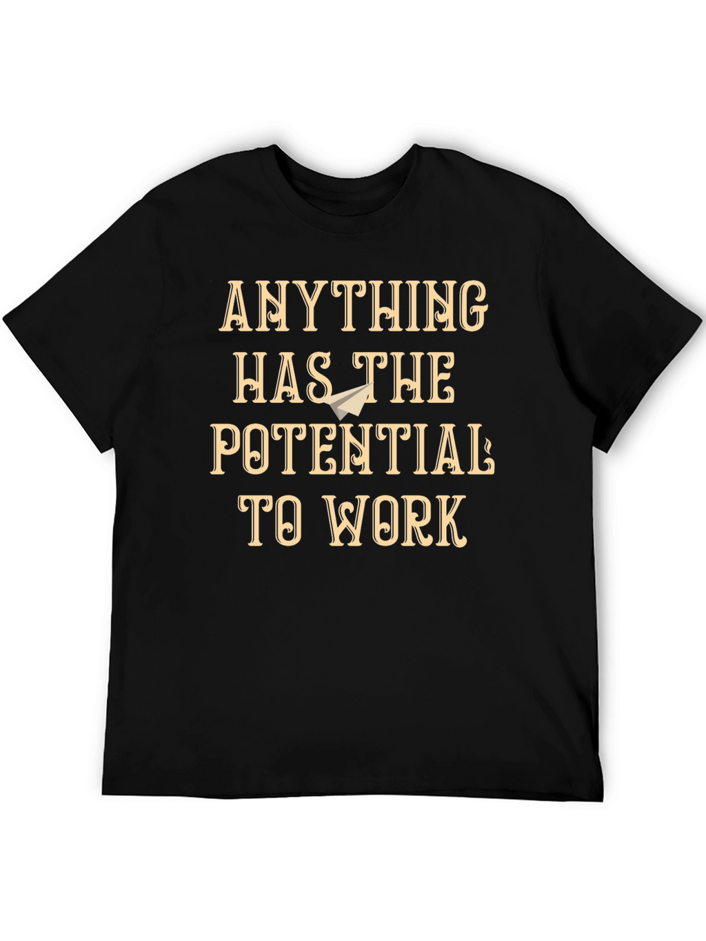 Potential to Work Graphic T-Shirt - Black