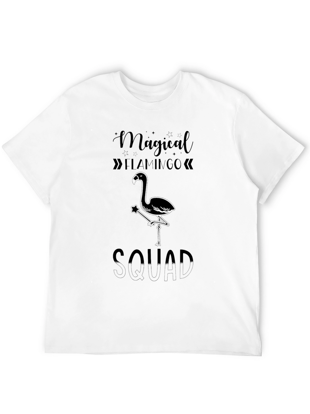 Magical Flamingo Squad Graphic T-Shirt