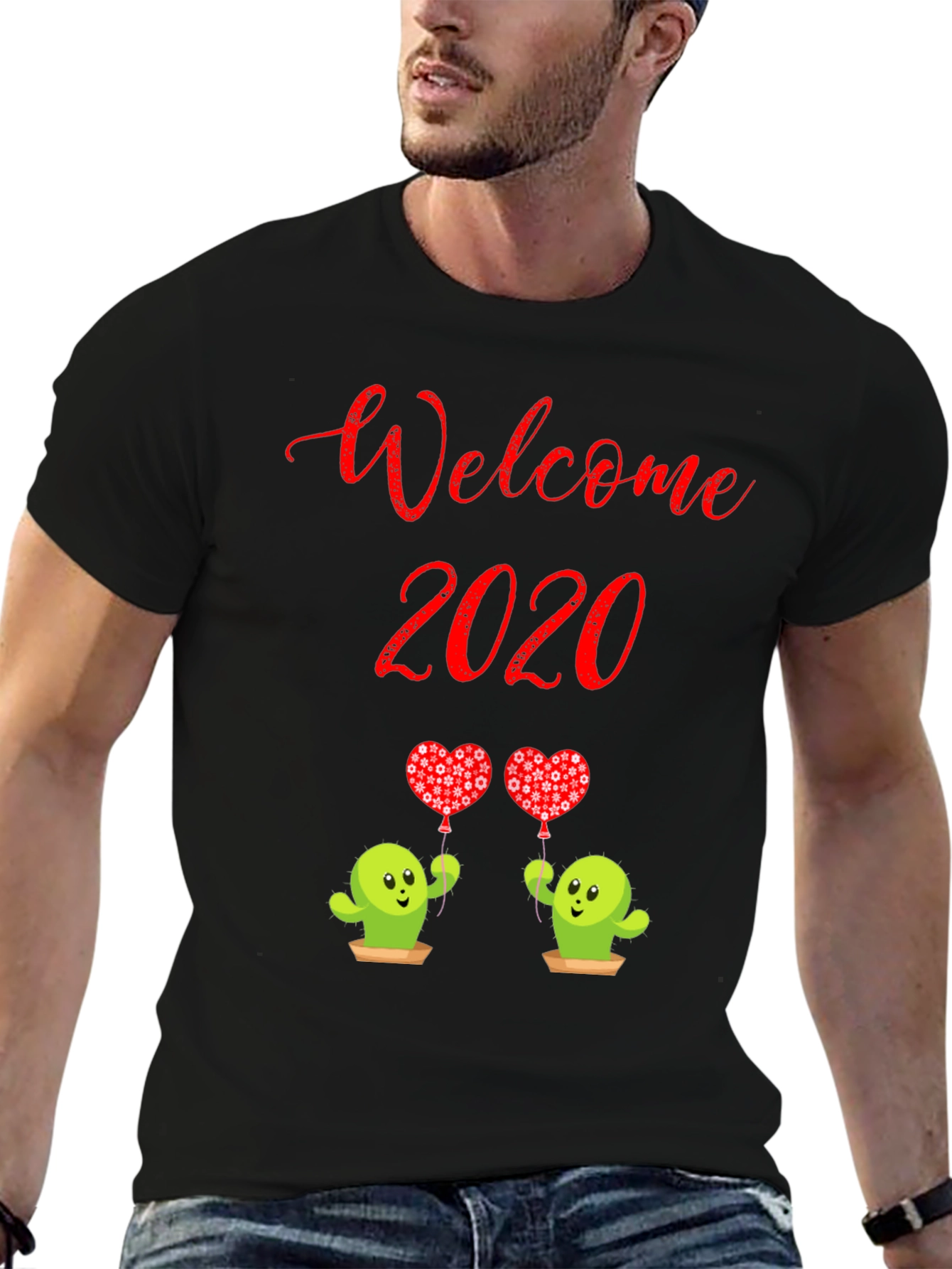 Welcome 2020 Cactus T-Shirt