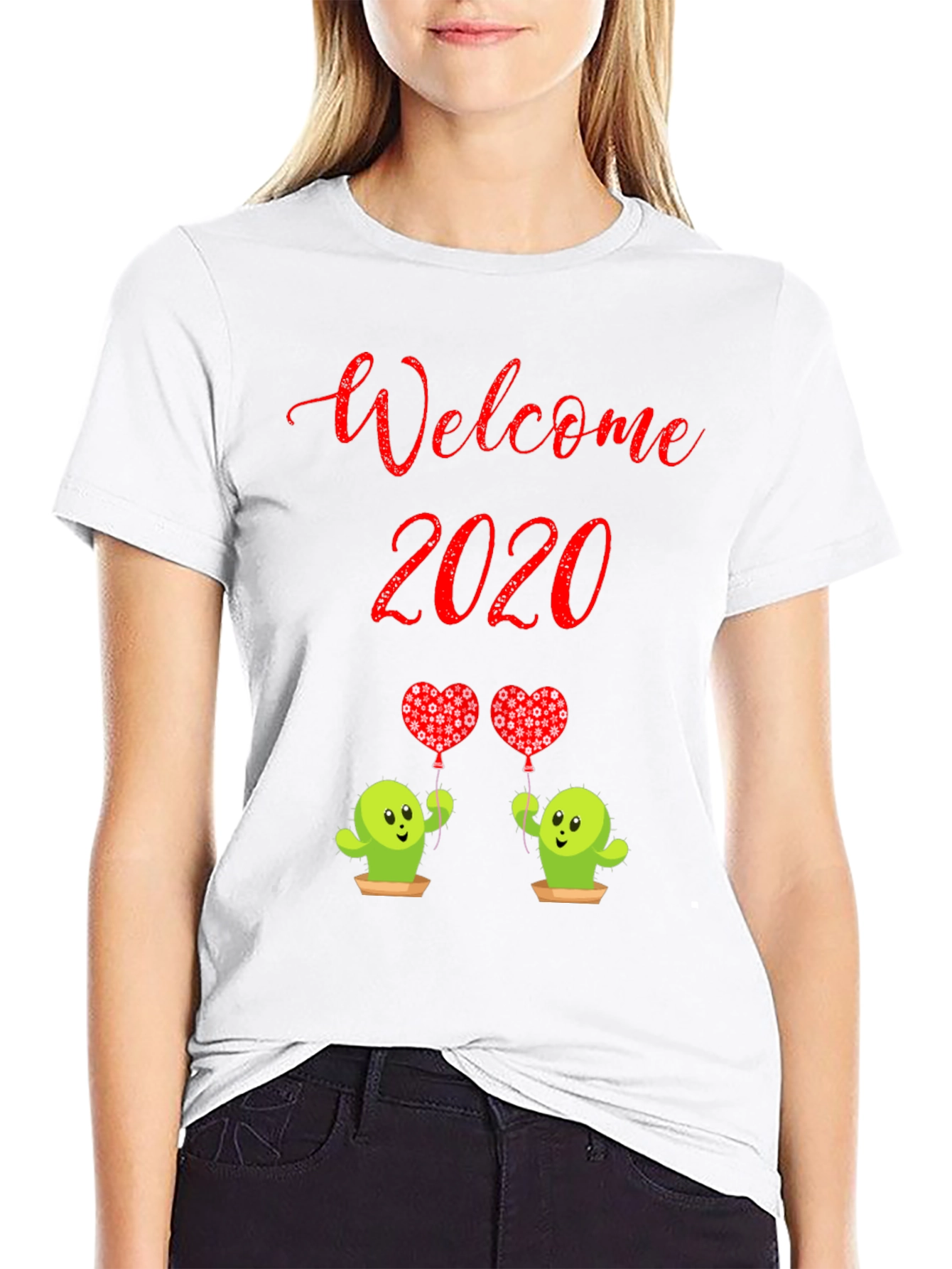 Welcome 2020 Cactus T-Shirt