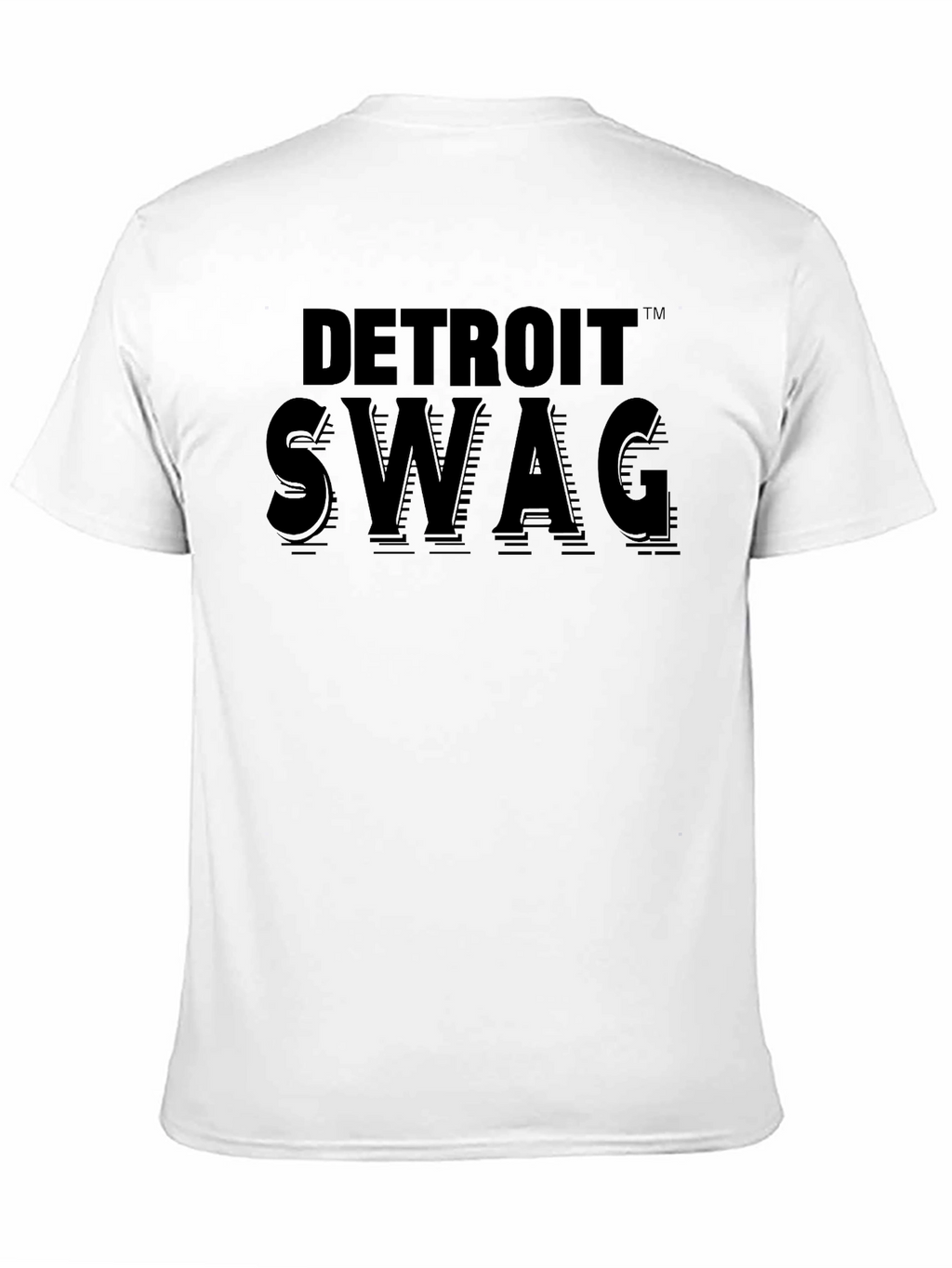Detroit Swag Black Graphic T-Shirt