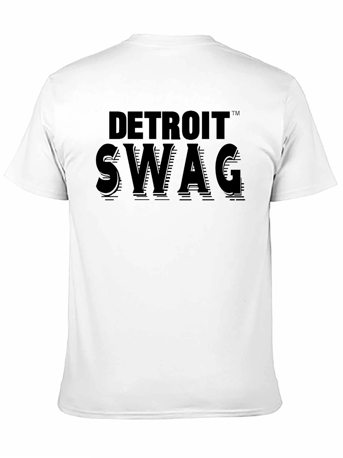 Detroit Swag Black Graphic T-Shirt