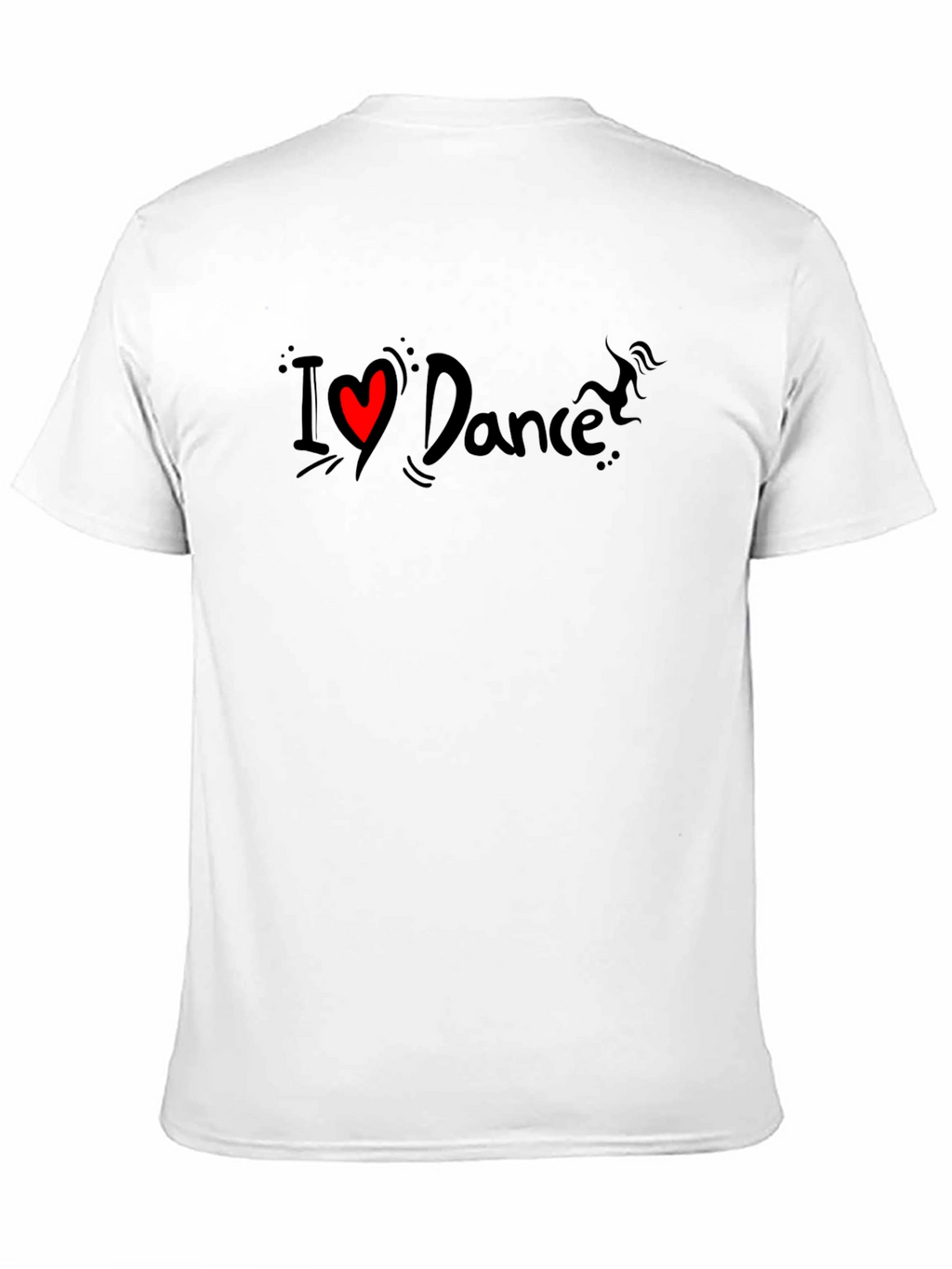 I Love Dance Black T-Shirt - Stylish Graphic Tee