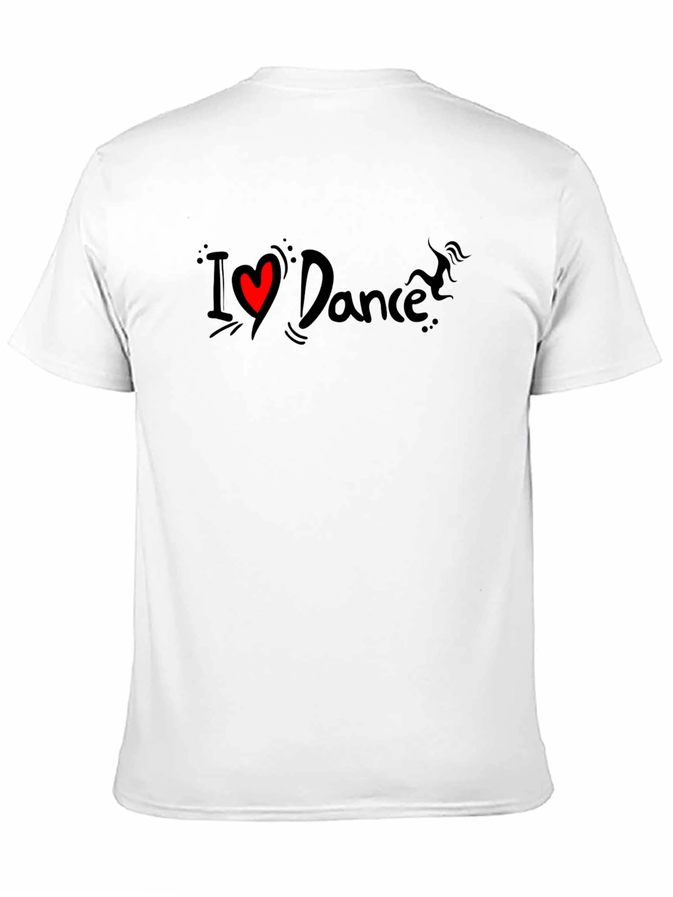 I Love Dance Black T-Shirt - Stylish Graphic Tee