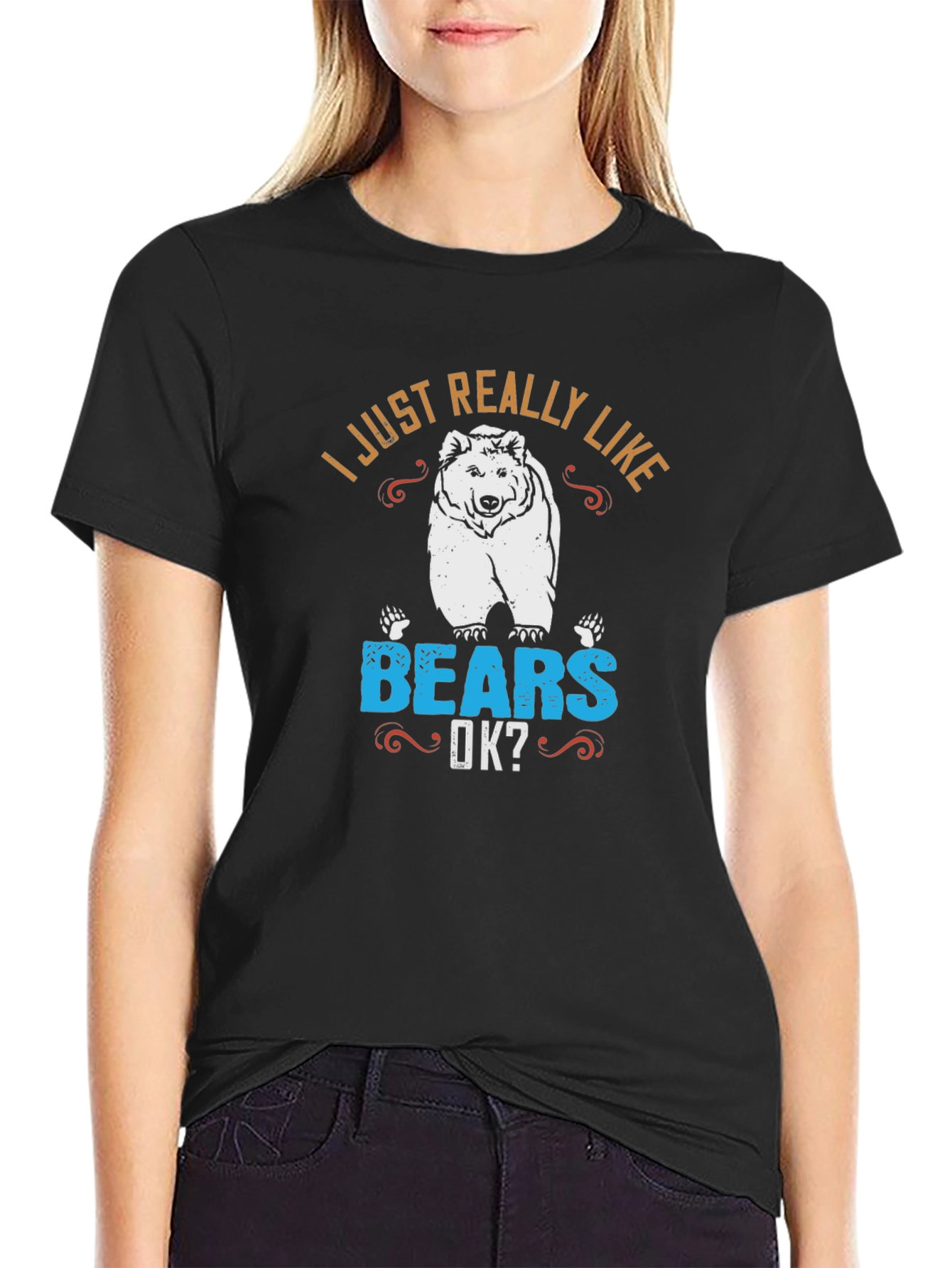 I Just Really Like Bears T-Shirt - Novelty Animal Tee