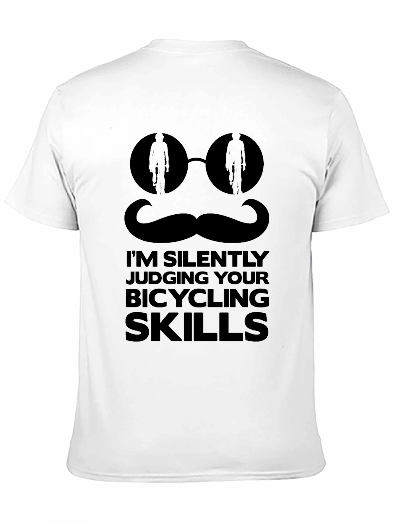 Funny Bicycling Skills Judging T-Shirt