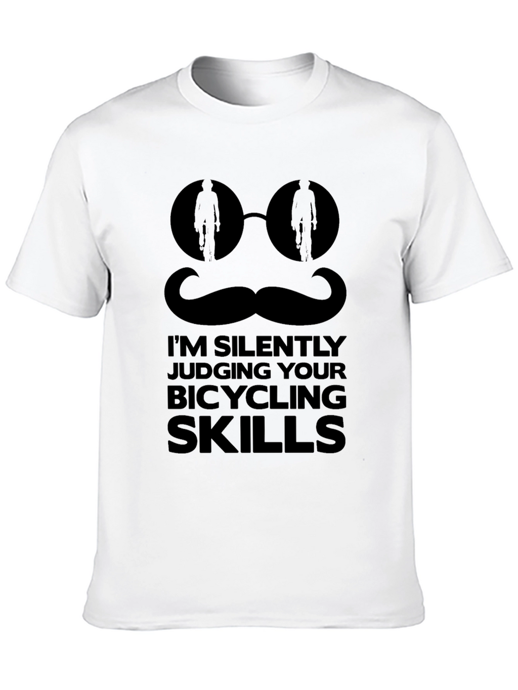 Funny Bicycling Skills Judging T-Shirt