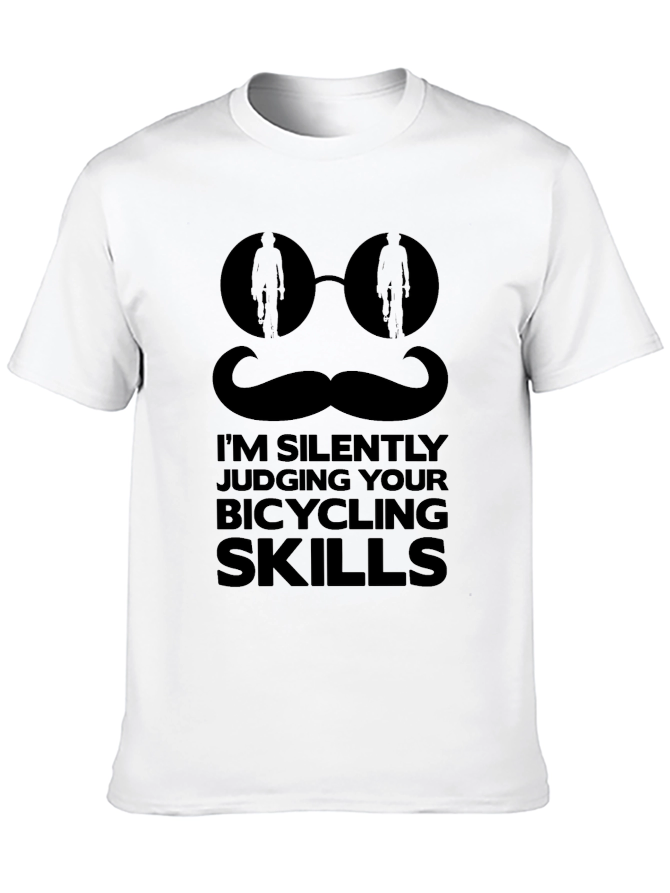 Funny Bicycling Skills Judging T-Shirt