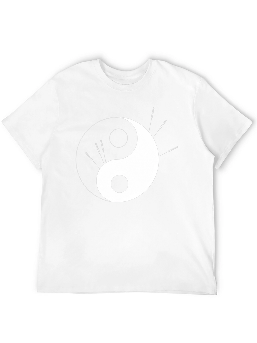 Yin Yang Acupuncture Black T-Shirt