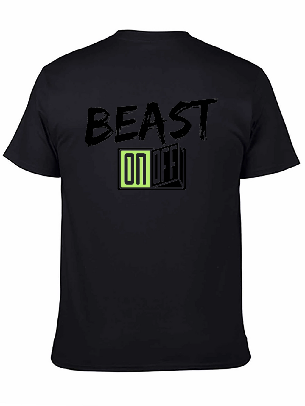 Beast On/Off Graphic Tee - Black