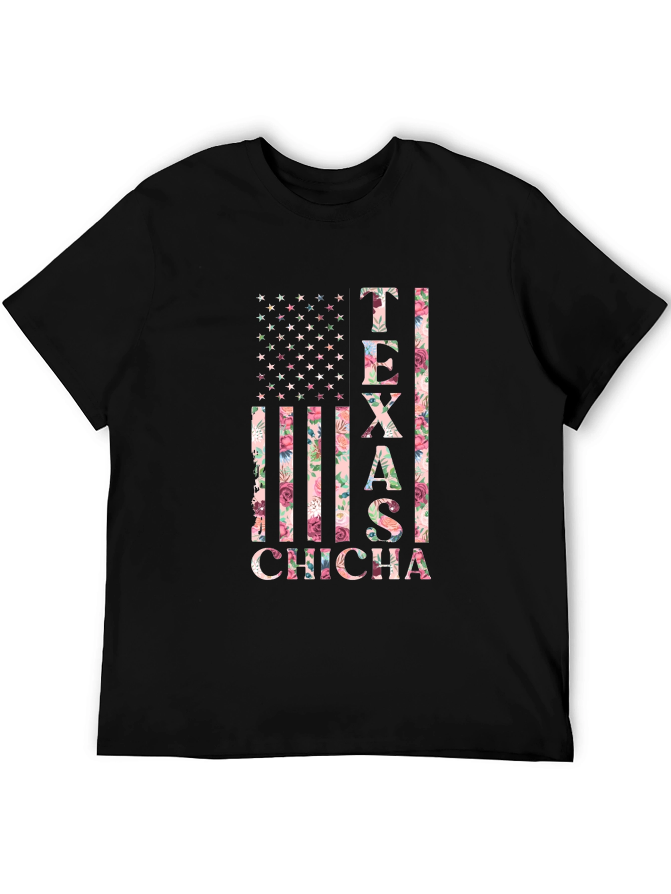 Texas Chicha Floral Flag T-Shirt