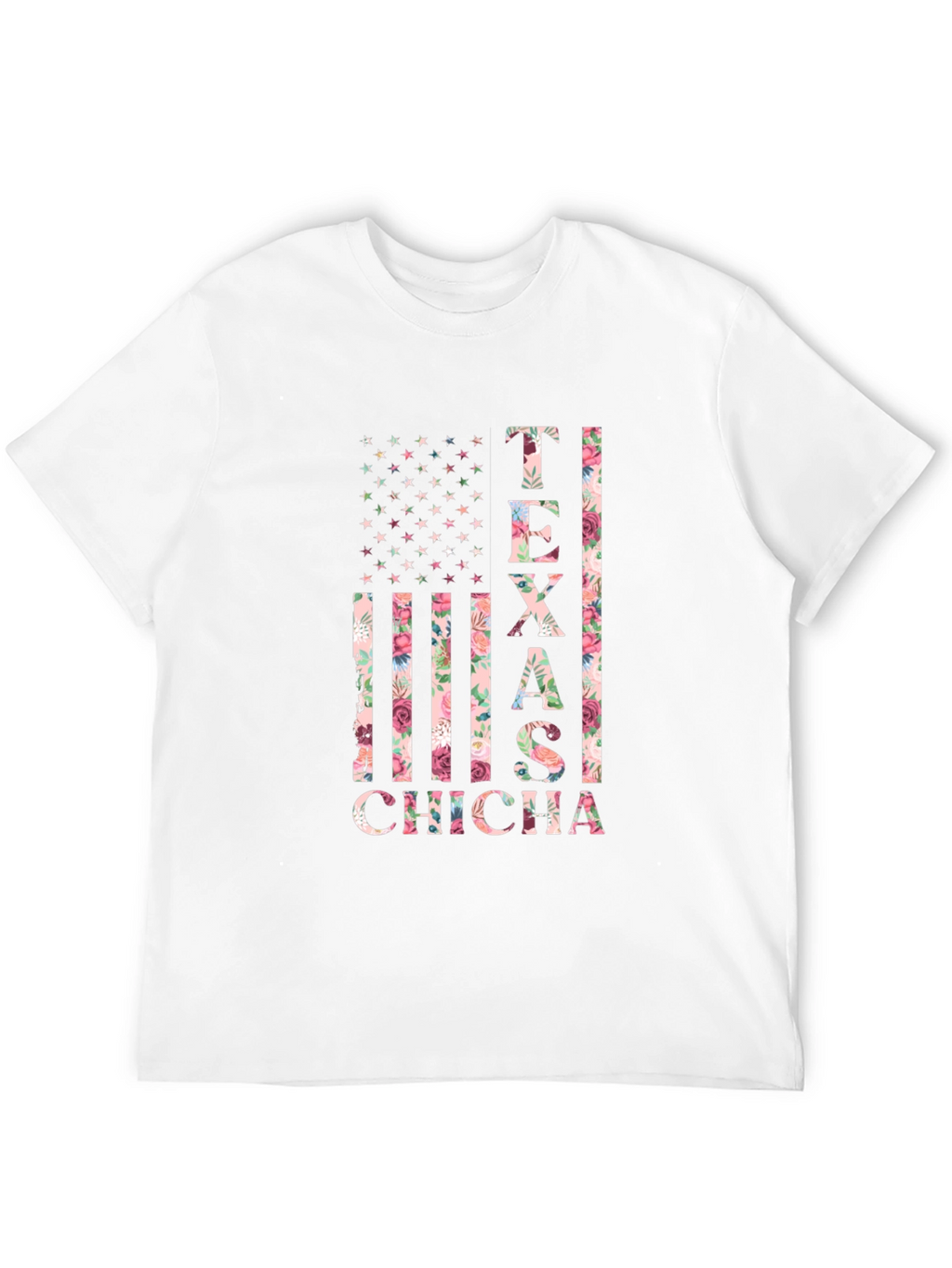 Texas Chicha Floral Flag T-Shirt